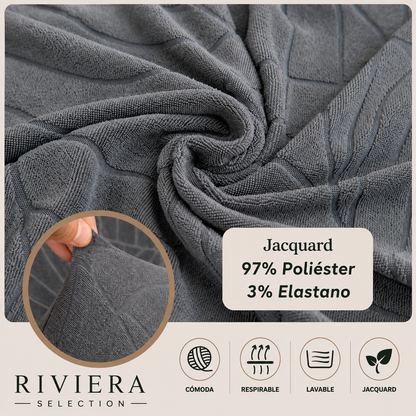 [COMPRÁ 1 Y LLEVÁ 2] Funda Impermeable de Jacquard Premium para Sillón + Manta de Peluche de Regalo