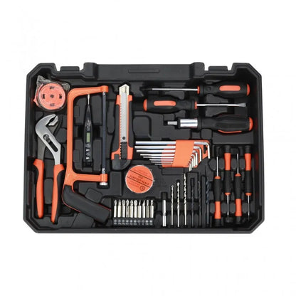 [112 PIEZAS] Kit de Herramientas Profesional con Taladro Inalámbrico de 12V y Valija + 2 Linterna frontal de regalo